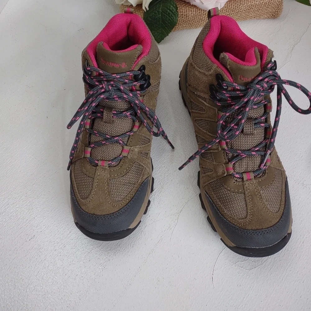 BearPaw Kids Boots - Brown and Pink